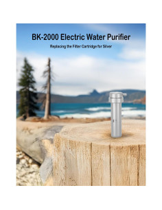 Filtro Ultra Interno BKLES para Agua Eléctrico Camping Plateado 2