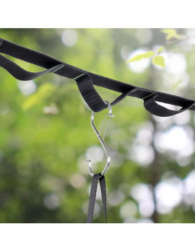 Organizador Colgante Camping Ayaport 6.1m 20 Lazos 4 Ganchos