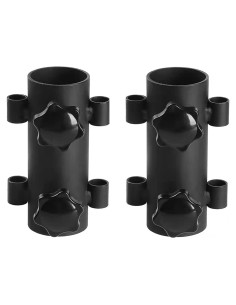 Soporte de Carpa Portátil Noneea - 2 Paquetes, Hierro Reforzado