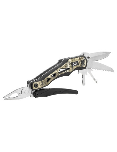 Multi-Herramienta 10-en-1 Realtree con Cuchillo Plegable 7.62 cm
