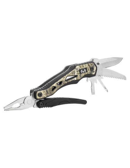 Multi-Herramienta 10-en-1 Realtree con Cuchillo Plegable 7.62 cm