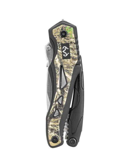 Multi-Herramienta 10-en-1 Realtree con Cuchillo Plegable 7.62 cm