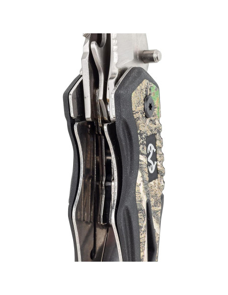 Multi-Herramienta 10-en-1 Realtree con Cuchillo Plegable 7.62 cm