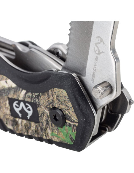 Multi-Herramienta 10-en-1 Realtree con Cuchillo Plegable 7.62 cm