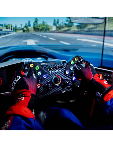 Volante MOZA KS 300mm Estilo GT Personalizable para Simulador