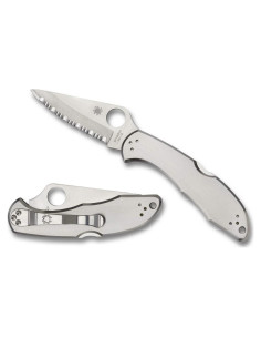 Cuchillo de bolsillo Spyderco Delica 4 C11S acero inoxidable