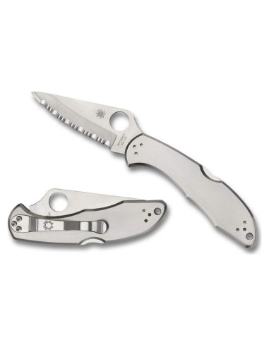 Cuchillo de bolsillo Spyderco Delica 4 C11S acero inoxidable