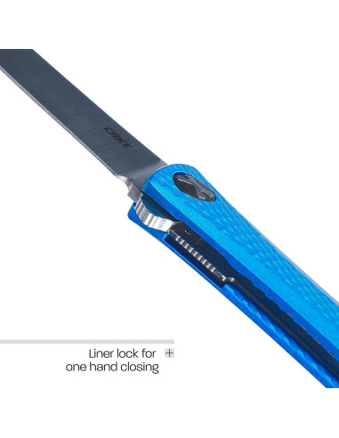 Cuchillo Plegable CRKT Kalbi 7540 Acero Acuto 440 Aluminio