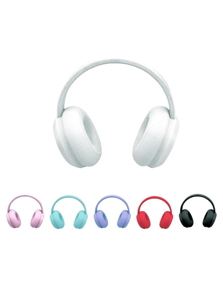 Auriculares Impresos en 3D Labubu para Muñecas 10-17cm Blancos Auriculares Impresos en 3D Labubu para Muñecas 10-17cm Blancos
