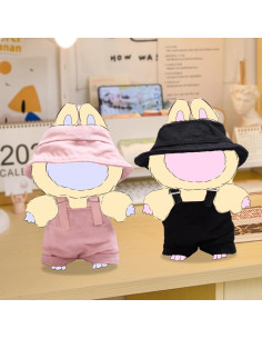 Conjunto de Ropa Rosa para Muñecas de 17cm WNRTSA 2