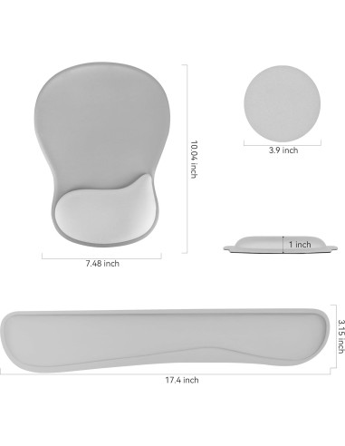 Conjunto de Soporte para Muñeca Ergonomico WINTOJO KM-31