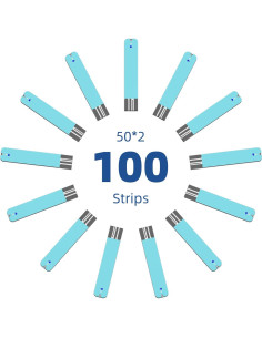 Tiras de Prueba de Glucosa Metene TD-4116, 100 Unidades 2