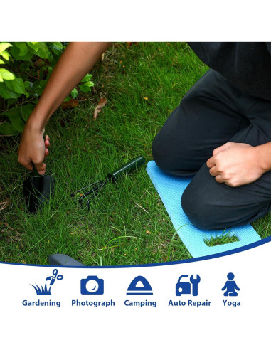 Riakrum Almohadillas de Jardín 10 Pcs Espuma Impermeable 39x17cm