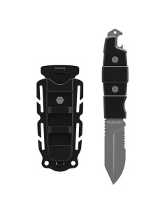 Cuchillo de Aventura Gear Aid Bury 7.62 cm con Funda Rápida