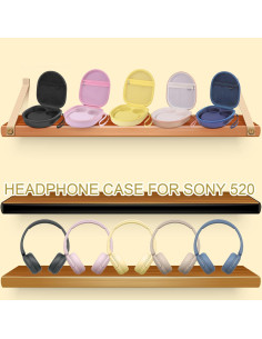 Funda protectora para auriculares Sony WH-CH520 Amarilla 2
