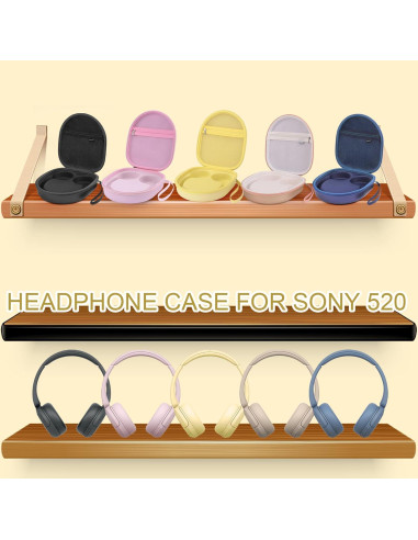 Funda protectora para auriculares Sony WH-CH520 Amarilla