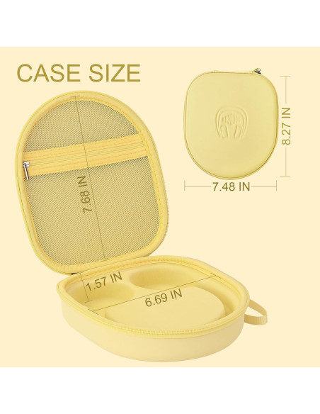 Funda protectora para auriculares Sony WH-CH520 Amarilla