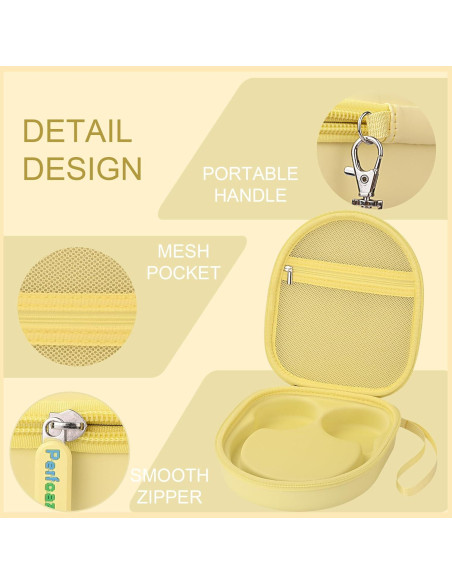 Funda protectora para auriculares Sony WH-CH520 Amarilla