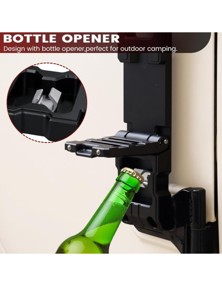 Escalón de Bisagra de Puerta Jeep KANGIKX 2007-2023 Aluminio