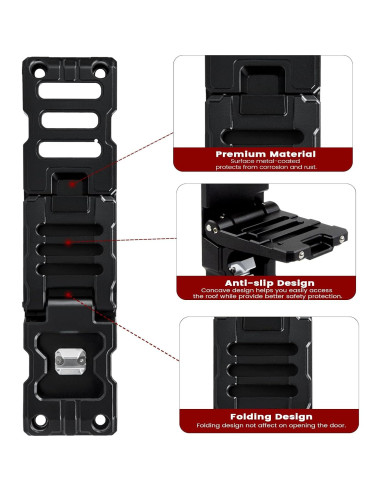Escalón de Bisagra de Puerta Jeep KANGIKX 2007-2023 Aluminio