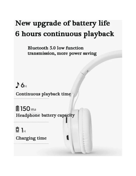 Auriculares Inalámbricos YY KATTY con Cancelación de Ruido y Graves Profundos