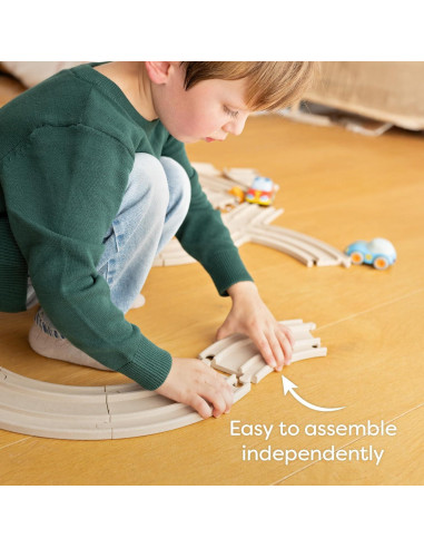 Set de Pista de Coches HABA Cars 14 Piezas Rampa Acrobática