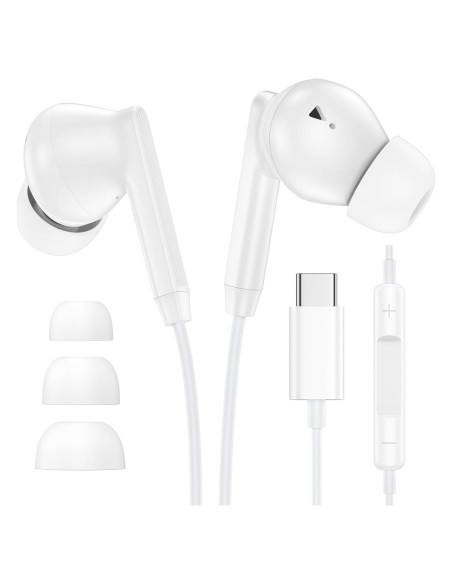 Auriculares USB C Samsung con micrófono y control de volumen