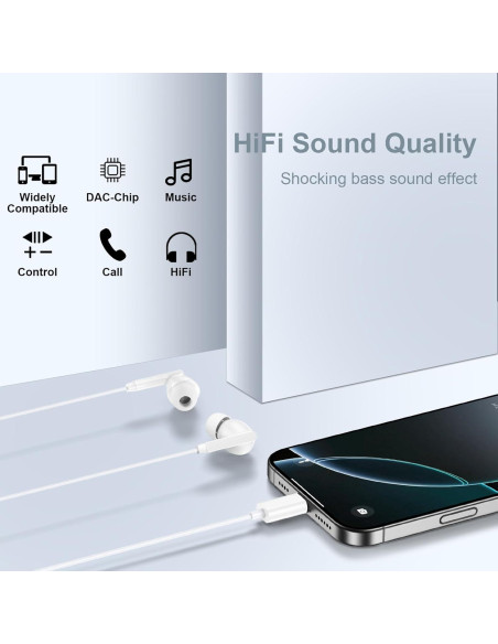 Auriculares USB C Samsung con micrófono y control de volumen