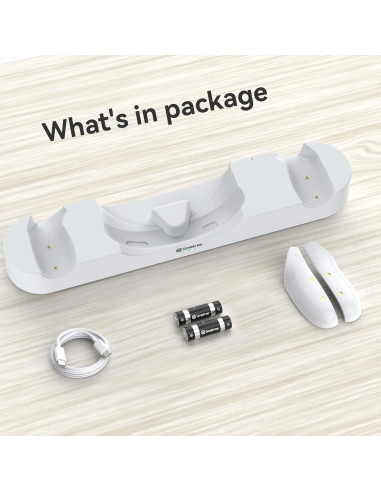 Base de Carga Smatree para Meta Quest 3/3S, Carga Rápida