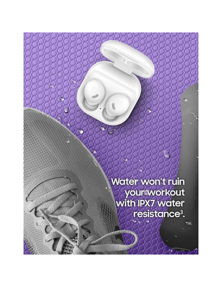 Auriculares Inalámbricos Samsung Galaxy Buds Pro, Cancelación de Ruido, Estuche de Carga, Blanco (Renovado)