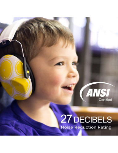 Auriculares de Cancelación de Ruido Silenciado para Niños 2-13 Años