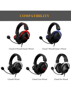 Hebillas de Repuesto Fadmew para Auriculares HyperX Cloud 2 2