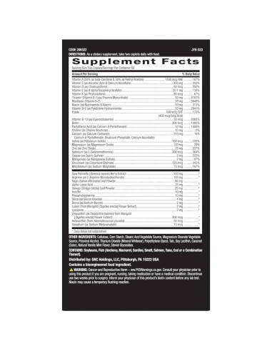 GNC Mega Men 50 Plus Multivitaminas 120 Comprimidos Salud Corazón