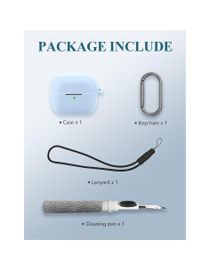 Funda de Silicona WUNIAK para Samsung Galaxy Buds 3 FE 2025 2