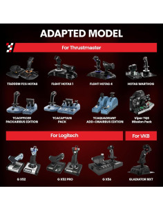 Soporte Hotas RACGTING para Logitech X56/X52 Pro - Ajustable 2