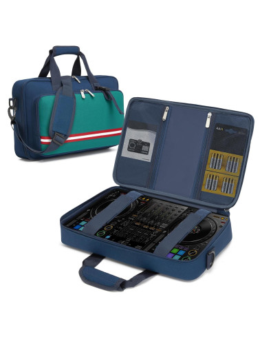 Bolsa Acolchada para Controlador DJ Deknuosport Azul 39.9x25.9cm