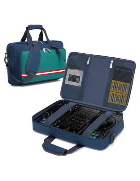 Bolsa Acolchada para Controlador DJ Deknuosport Azul 39.9x25.9cm