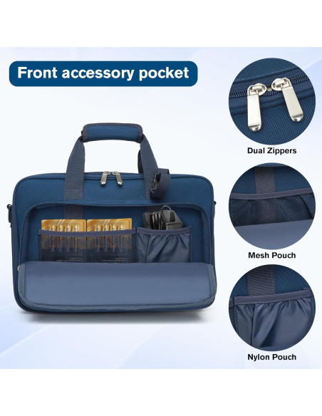 Bolsa Acolchada para Controlador DJ Deknuosport Azul 39.9x25.9cm