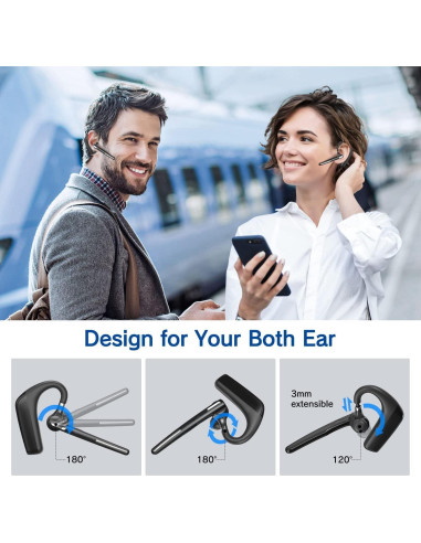 Auricular Bluetooth OPINAY G6 Inalámbrico con Cancelación de Ruido