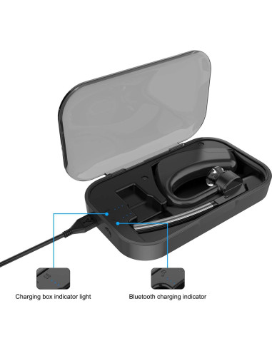 Funda de Carga Power MENEEA para Auricular Plantronics Voyager Legend