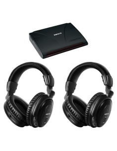 Transmisor IR Doble Canal SIMOLIO + Auriculares Plegables