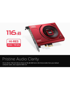 Creative Sound Blaster Z SE Tarjeta de Sonido PCI-e 24-bit 192 kHz 2