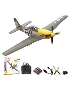 Avión RC VOLANTEXRC P51D Mustang 500mm con Giroscopio