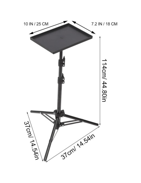 Soporte de Proyector Tripode Gatuida Ajustable 120x37cm Negro Soporte de Proyector Tripode Gatuida Ajustable 120x37cm Negro