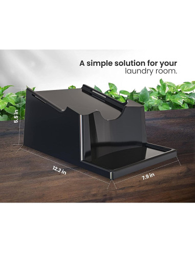 Soporte para Detergente Líquido Skywin con Bandeja Goteo Negro