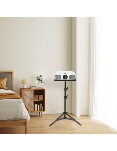 Soporte de Proyector Tripode Gatuida Ajustable 120x37cm Negro