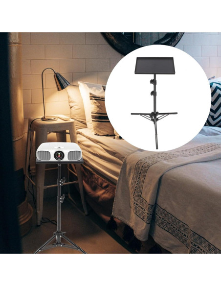 Soporte de Proyector Tripode Gatuida Ajustable 120x37cm Negro Soporte de Proyector Tripode Gatuida Ajustable 120x37cm Negro