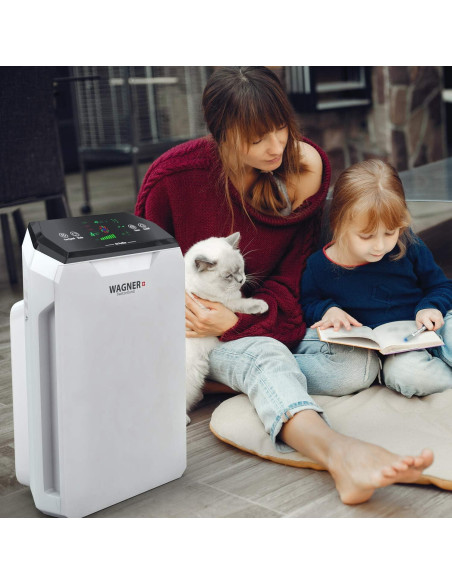 Purificador de aire Wagner HM-AIR-886 HEPA-13 500 ft
