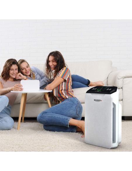 Purificador de aire Wagner HM-AIR-886 HEPA-13 500 ft