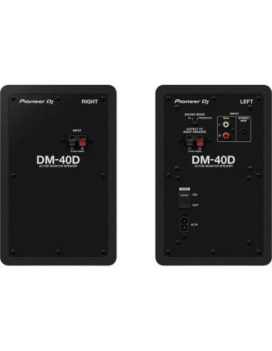 Altavoces Monitores Activos Pioneer DJ DM-40D 38W 4" Negro